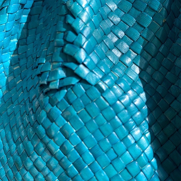 Vintage Wicker/Basket Weave Large Clutch - Picture 8 of 8